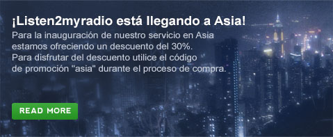 Listen2MyRadio comes to Asia!