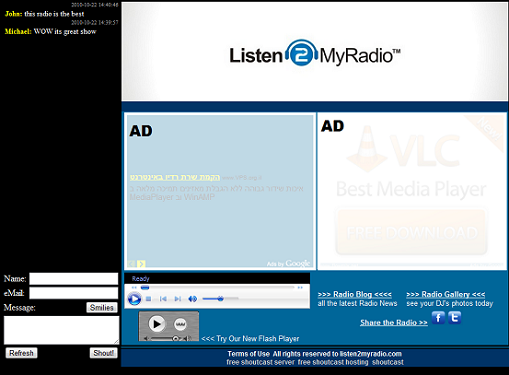 Listen2MyRadio Radio Streaming - Free Account